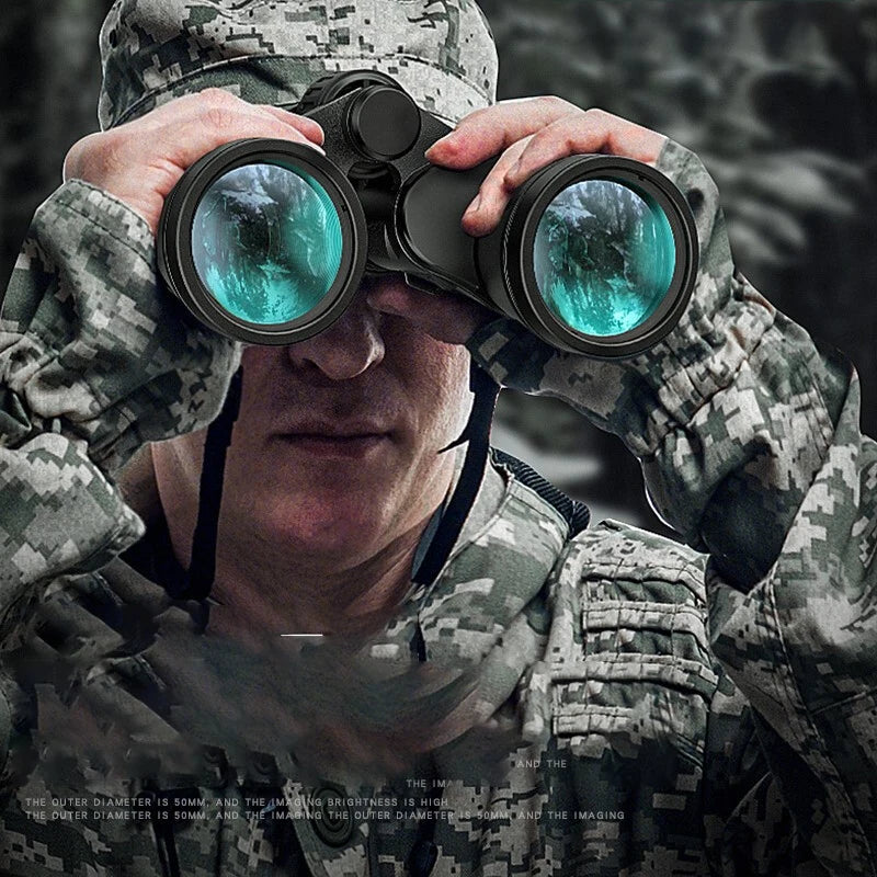 20x50 HD BAK4 Military Binoculars – Long-Range Zoom Telescope for Outdoor Use